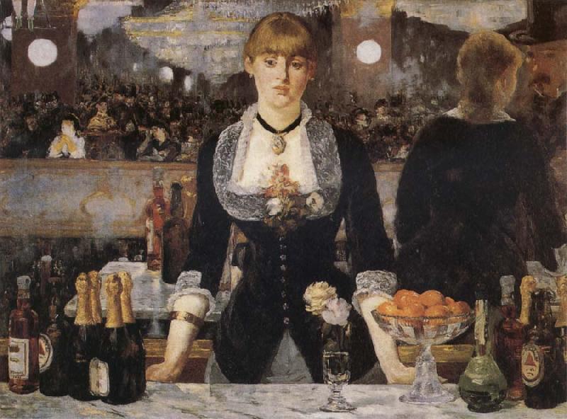  A Bar at the Folies Bergere